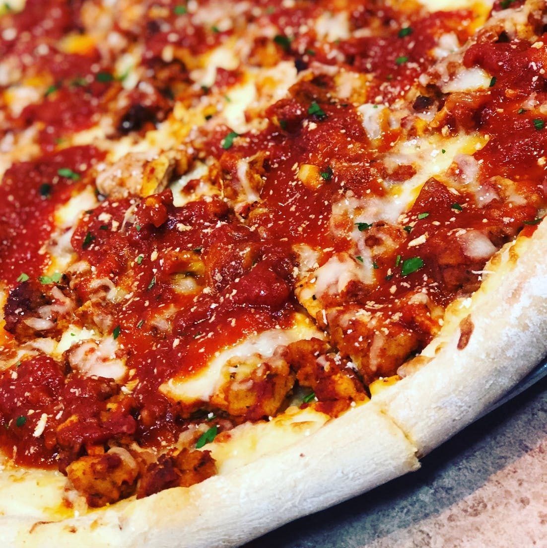 Chicken Parmigiana Pizza (18").