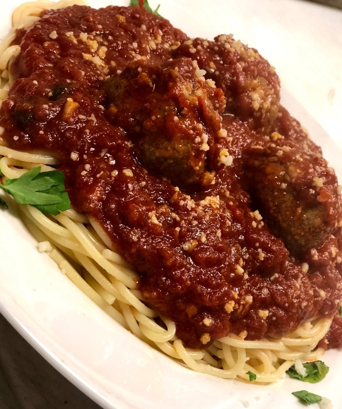 Spaghetti with Meatballs (Pasta).